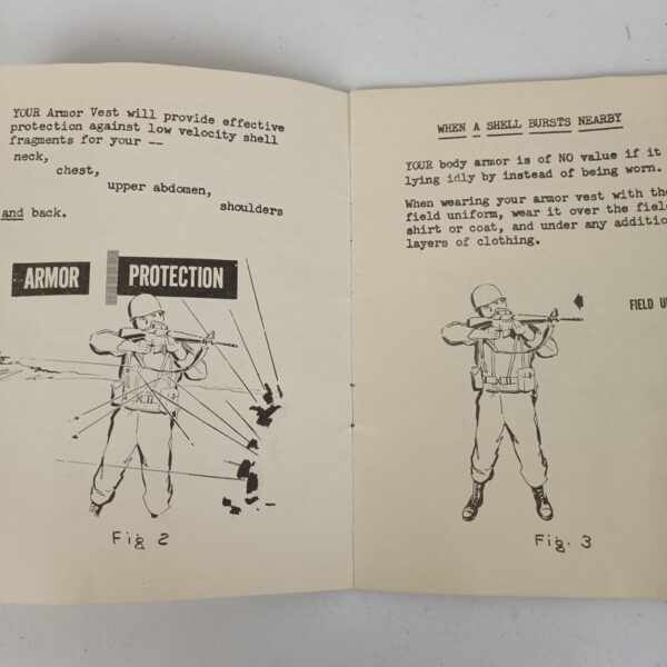 Manual Chaleco Antifragmentos de Vietnam USA - Imagen 2