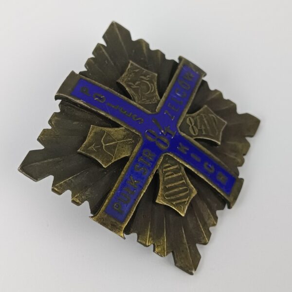 Insignia 84.º Regimiento de Fusileros WW2 Polonia Repro - Imagen 3