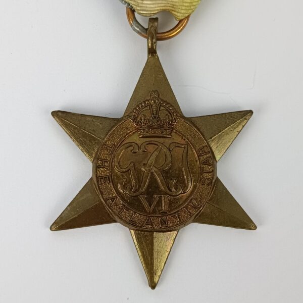 Medalla de la Estrella del Atlántico WW2 UK - Imagen 3
