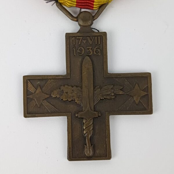 Medalla por la Unidad Nacional Española Italia Guerra Civil - Imagen 3
