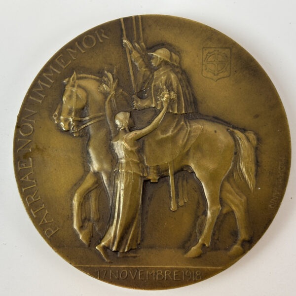 Moneda Liberación de Mulhouse Alsacia WW1 Francia