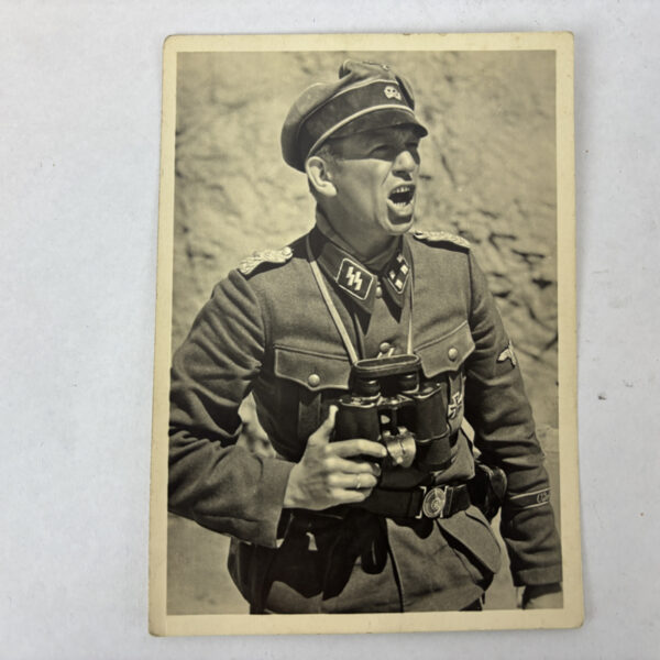 Carta Postal Kurt Meyer Waffen SS WW2 Alemania