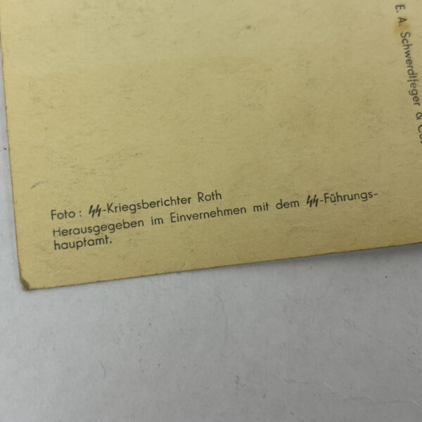 Carta Postal Kurt Meyer Waffen SS WW2 Alemania - Imagen 4