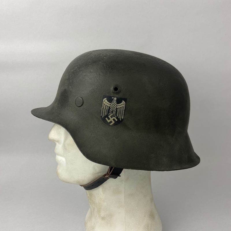 Casco M42 Feldgrau Alemania Restaurado - Imagen 3