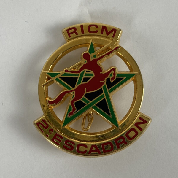 Insignia del 2.º Escuadrón del RICM Francia
