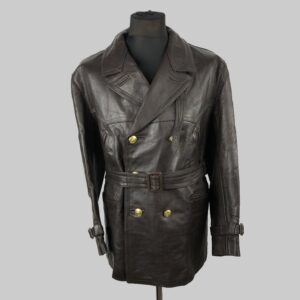 Chaquetón de cuero de Correos España