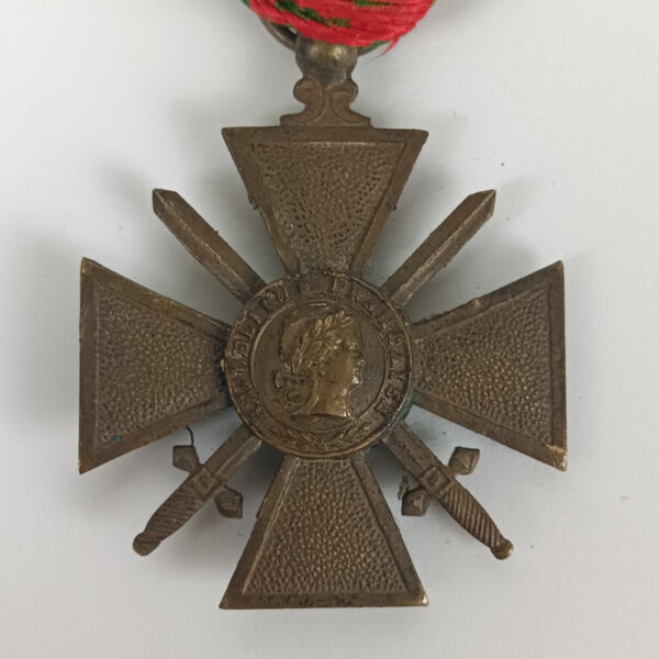 Cruz de Guerra 1914-1918 Francia WW1 - Imagen 3