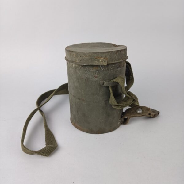 Bote para Máscara Antigás GM-17 Alemania WW1 Original - Imagen 2