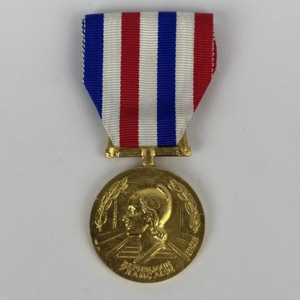 Medalla de Honor de Ferrocarril categoría Oro Francia