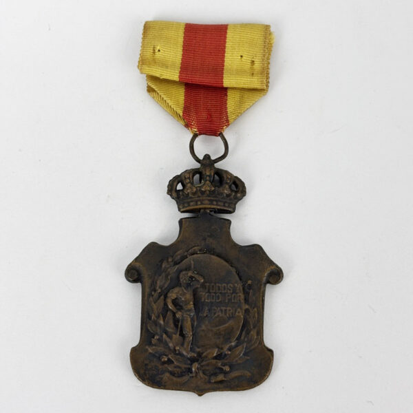 Medalla Alfonso XIII Homenaje Ayuntamientos 1925 España - Imagen 2