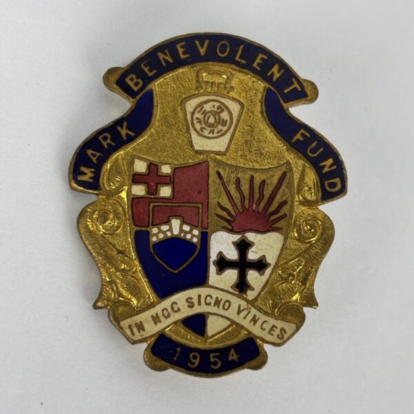 Insignia Masones Mark Benevolent Fund 1954 UK