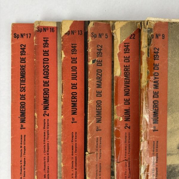 Revista Signal 1941 y 1942 6 números WW2 Alemania - Imagen 5