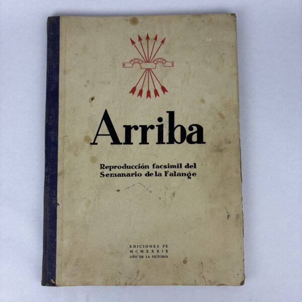 Revista Arriba recopilatorio de 1939 España