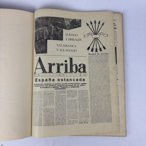 Revista Arriba recopilatorio de 1939 España - Imagen 2