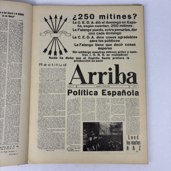 Revista Arriba recopilatorio de 1939 España - Imagen 3