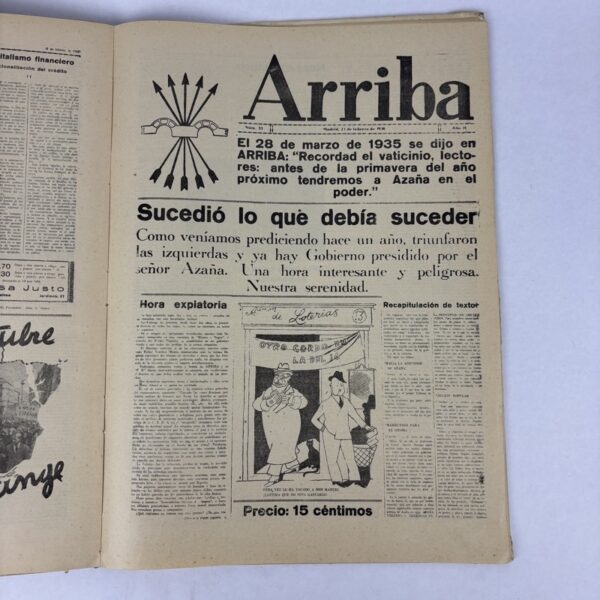 Revista Arriba recopilatorio de 1939 España - Imagen 6