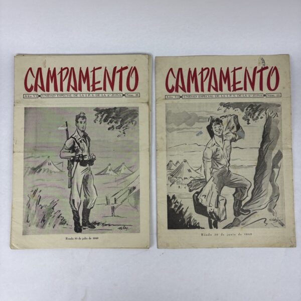 Revista Campamento IPS 7 números 1949 España - Imagen 2