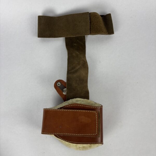 Funda pistolera pernera de cuero - Imagen 2