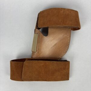 Funda pistolera pernera de cuero