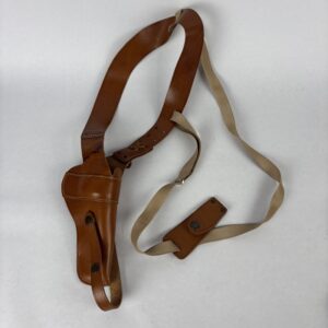 Funda pistolera sobaquera de cuero