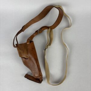Funda pistolera sobaquera de cuero