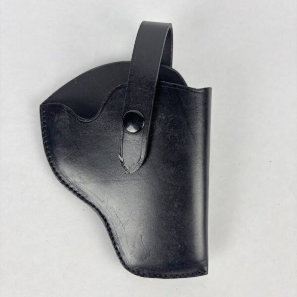 Funda pistolera de cuero negro