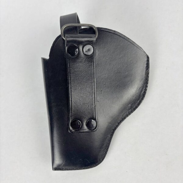 Funda pistolera de cuero negro - Imagen 2