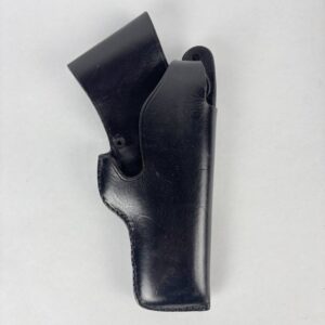 Funda pistolera de cuero negro