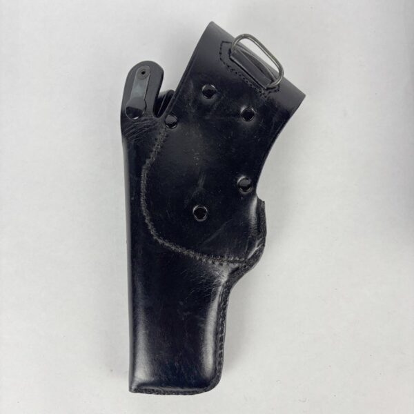 Funda pistolera de cuero negro - Imagen 2