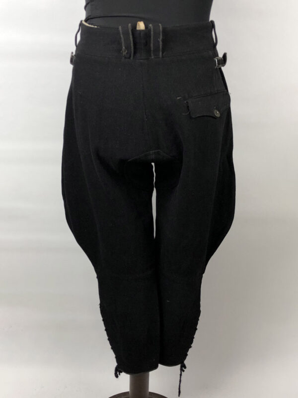 Pantalón de lana negro Hitlerjugend WW2 Alemania - Imagen 4