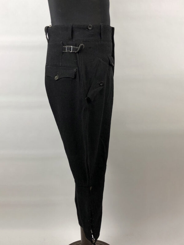 Pantalón de lana negro Hitlerjugend WW2 Alemania - Imagen 5