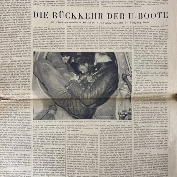 Periódico Das Reich 22 Septiembre 1940 WW2 Alemania - Imagen 3