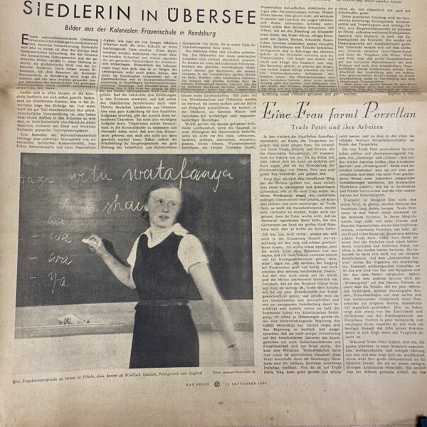 Periódico Das Reich 22 Septiembre 1940 WW2 Alemania - Imagen 6