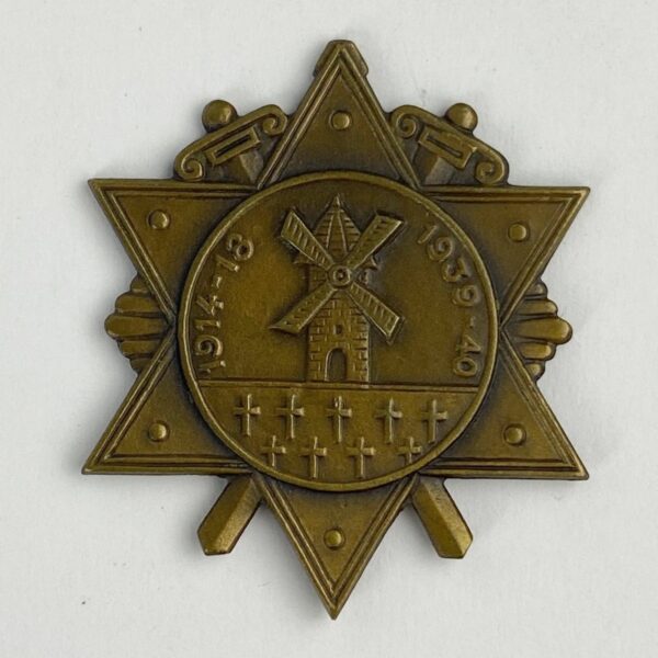 Medalla conmemorativa de Aisne WW1 WW2 Francia - Imagen 2