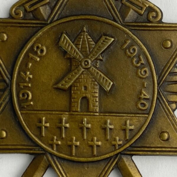 Medalla conmemorativa de Aisne WW1 WW2 Francia - Imagen 4