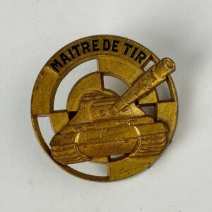 Insignia de Maestro de Tiro Blindados Francia