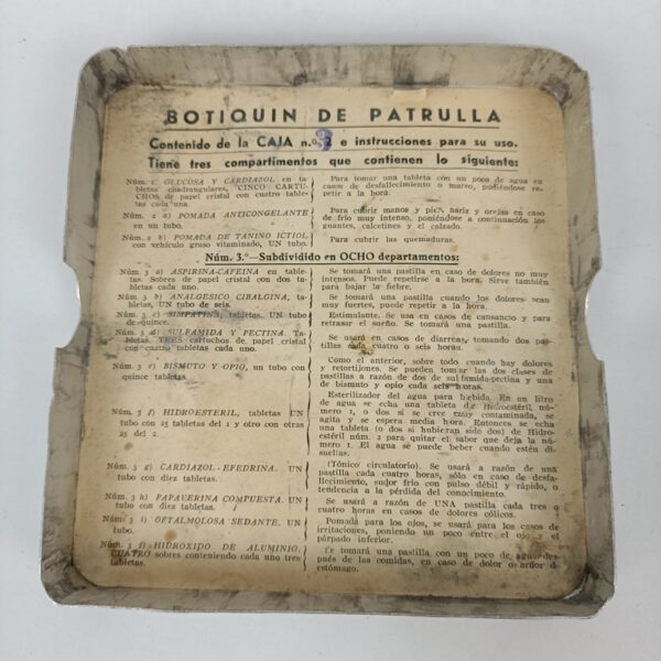 Botiquín de patrulla EMM años 40 España - Imagen 4