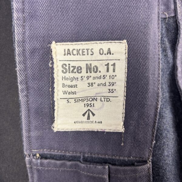 Chaqueta de servicio de la RAF 1951 UK - Imagen 4