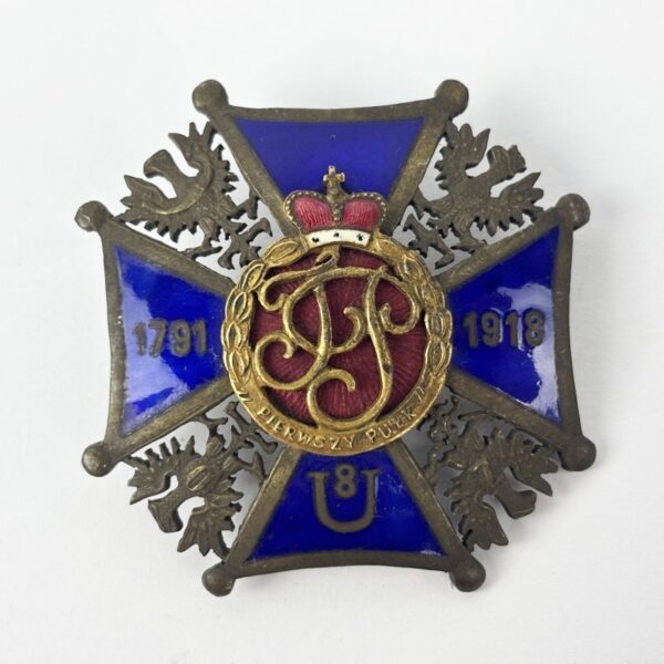 Insignia 8º Regimiento de Ulanos 1922-1939 Polonia