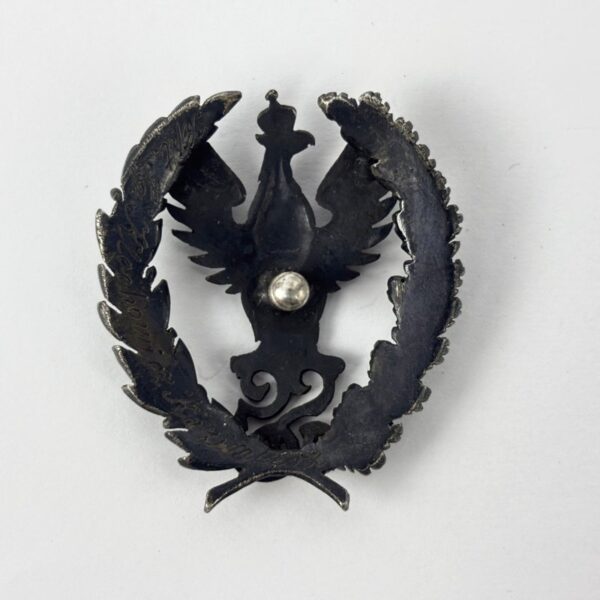 Insignia de la Academia Militar Superior 1923-1939 Polonia - Imagen 2