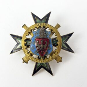 Insignia 17º Regimiento de Artillería Ligera 1919-1939 Polonia
