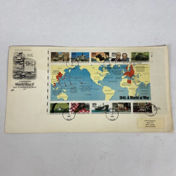 Cartas y sellos conmemorativos 50 años WW2 - Imagen 6