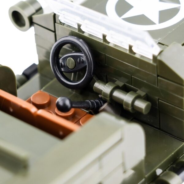 Miniatura Jeep Willys Sluban WW2 - Imagen 4
