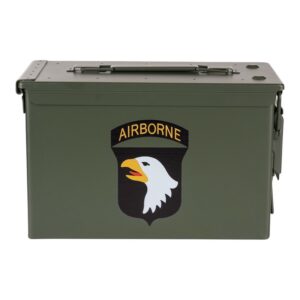 Caja de munición .50 Cal de 101 Airborne