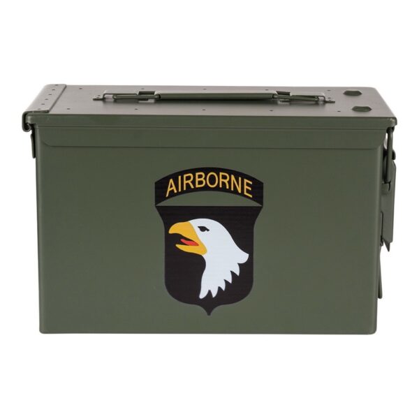 Caja de munición .50 Cal de 101 Airborne