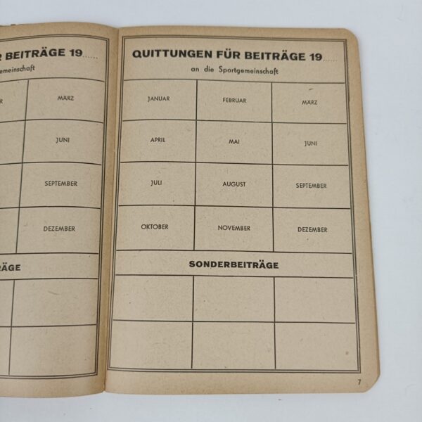 Cartilla deportiva del DAF Alemania WW2 - Imagen 6