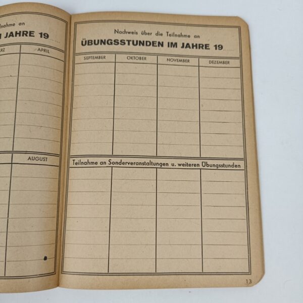 Cartilla deportiva del DAF Alemania WW2 - Imagen 7