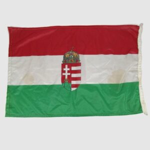Bandera de Hungría con escudo