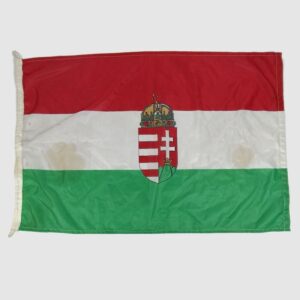 Bandera de Hungría con escudo