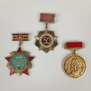 Conjunto medallas e insignias Sovieticas URSS